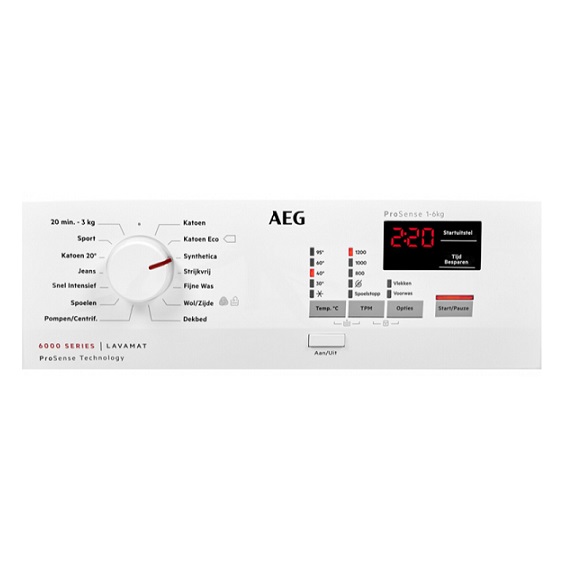 toewijzing schuur adverteren AEG 6kg 1200 toeren bovenlader kopen?